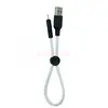 Кабель USB - Lightning Hoco X21 Plus (2.4A/силикон/0.25 м) белый