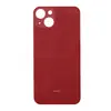 Задняя крышка для iPhone 13 (большое отверстие) красная
