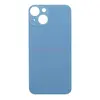 Задняя крышка для iPhone 14 (большое отверстие) синяя