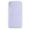 Чехол для iPhone Xr (силиконовый) фиолетовый