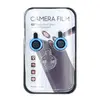 Защитное стекло линзы камеры для iPhone 12 mini (комплект 2 шт) синее