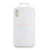 Чехол накладка для iPhone X/XS ORG Soft Touch (белый)