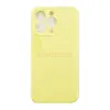 Чехол накладка для iPhone 13 Pro ORG Soft Touch с закрытой камерой (желтый)