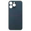 Задняя крышка для iPhone 14 Pro Max (широкий вырез под камеру/логотип) черная