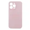 Чехол накладка для iPhone 13 Pro ORG Soft Touch с закрытой камерой (светло-розовый)