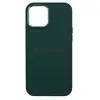 Чехол накладка для iPhone 12 Pro Max SC311 (темно-зеленый)