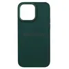 Чехол накладка для iPhone 14 Pro Max SC311 (темно-зеленый)