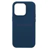 Чехол накладка для iPhone 14 Plus MagSafe SM003 с анимацией (темно-синий)