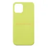 Чехол накладка для iPhone 12/12 Pro ORG Soft Touch (лимонный)