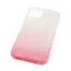 Чехол накладка для iPhone 11 Pro Gradient SC097 (розовый/серебро)