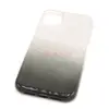 Чехол накладка для iPhone 11 Gradient SC097 (черный/серебро)