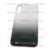 Чехол накладка для Samsung Galaxy A70/A705 Gradient SC097 (черный/серебро)