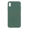 Чехол накладка для iPhone XS Max ORG Full Soft Touch (темно-зеленый)