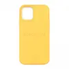 Чехол накладка MSafe для iPhone 12 mini экокожа LC011 (желтый)