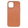 Чехол накладка MSafe для iPhone 12 Pro Max экокожа LC011 (коричневый)