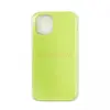 Чехол для iPhone 12 mini (силиконовый) зеленый