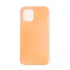 Чехол для iPhone 12 Pro Max (силиконовый) оранжевый