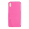 Чехол для iPhone Xr (силиконовый) розовый