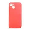Чехол накладка для iPhone 13 mini ORG Soft Touch с закрытой камерой (красный)
