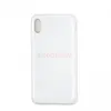 Чехол для iPhone Xs Max (силиконовый) белый