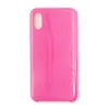 Чехол для iPhone X/Xs (силиконовый) розовый