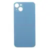 Задняя крышка для iPhone 14 Plus (большое отверстие) синяя