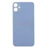 Задняя крышка для iPhone 11 (широкий вырез под камеру/логотип) фиолетовая