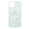 Чехол накладка для iPhone 14 Plus MagSafe SM006 (прозрачный)