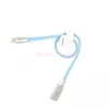 Кабель USB - Lightning Pisen AL08 (плоский, 0,3 м) cиний