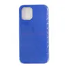 Чехол для iPhone 12 mini (силиконовый) синий