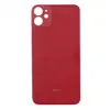Задняя крышка для iPhone 11 (большое отверстие) красная