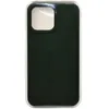 Чехол - накладка совместим с iPhone 12 Pro Max (6.5") "Soft Touch" темно-зеленый 52 /с логотипом/