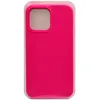 Чехол - накладка совместим с iPhone 12 Pro Max (6.5") "Soft Touch" ярко-розовый 65 /с логотипом/