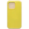 Чехол - накладка совместим с iPhone 13 Pro (6.1") "Soft Touch" лимонный 41 /с логотипом/