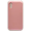 Чехол - накладка совместим с iPhone X/Xs "Soft Touch" пыльно-розовый 12 /с логотипом/