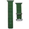 Ремешок совместим с Apple Watch (42/44/45/49 мм) силикон ребристый зеленый