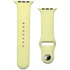 Ремешок совместим с Apple Watch (42/44/45/49 мм) силикон SM желтый