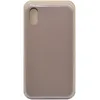Чехол - накладка совместим с iPhone Xr "Soft Touch" светло-розовый /с логотипом/