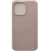 Чехол - накладка совместим с iPhone 14 Pro Max "Soft Touch" светло-розовый /с логотипом/