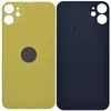 Стекло задней крышки совместим с iPhone 11 orig Factory желтый /увеличенный вырез камеры/