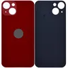 Стекло задней крышки совместим с iPhone 13 orig Factory красный /увеличенный вырез камеры/