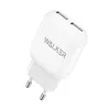 СЗУ USB 2,1A (2USB) WALKER WH-33 белый