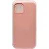 Чехол - накладка совместим с iPhone 15 Plus "Soft Touch" бледно-розовый 19 /с логотипом/
