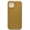 Чехол - накладка совместим с iPhone 15 Plus "Soft Touch" бледно-коричневый 28 /с логотипом/