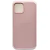 Чехол - накладка совместим с iPhone 15 Plus "Soft Touch" пыльно-розовый 12 /с логотипом/
