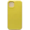 Чехол - накладка совместим с iPhone 15 Plus "Soft Touch" лимонный 41 /с логотипом/повреждена упаковка/