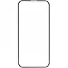Защитное стекло совместим с iPhone 15 Pro 2,5D с рамкой черное /тех.пак/