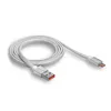 Кабель USB - Lightning 8-pin WALKER C755 белый (1м)
