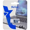 64GB USB 2.0 Flash Drive NETAC UA31 голубой (NT03UA31N-064G-20BL)