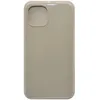 Чехол - накладка совместим с iPhone 12/12 Pro (6.1") "Soft Touch" молочный 11 /с логотипом/